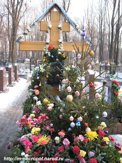 могила отца Валентина Амфитеатрова, фото Двамала, 2007 г.