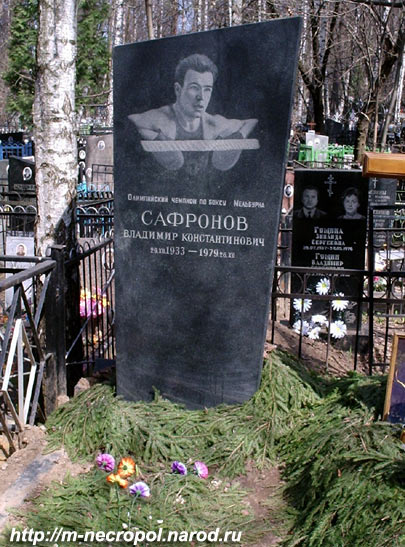 могила Владимира Сафронова, фото Двамала, 2006 г. 