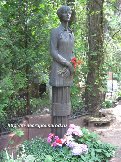 могила Ларисы Шепитько, фото Двамала, вариант 2008 г.