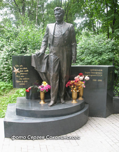 могила Бориса Штоколова, фото Сергея Соколинского