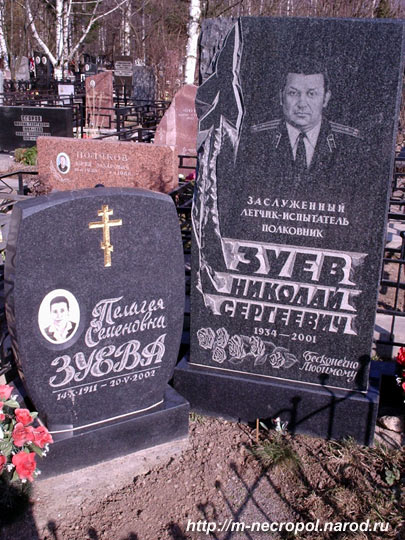 могила Н.С. Зуева, фото Двамала, 2007 г.